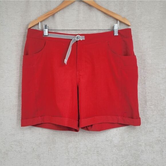 Zyia Not Just A Trail Shorts Women’s Size XXL Pockets Cuffed Adjustable Waist - Picture 1 of 11